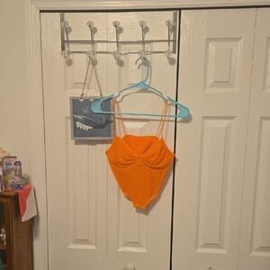 SHEIN Bright Orange Bodysuit